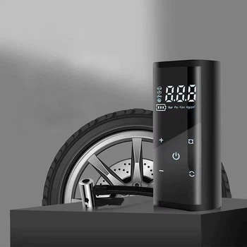 Портативный аккумуляторный компрессор для шин Tire Air Compressor 6000 мАч с цифровым дисплеем