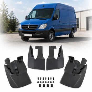 Бризковики Volkswagen Mercedes-Benz Sprinter II (W906) 2006-2017 (NOT FIT 6WHEELS) Модельні комплект 4 шт