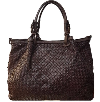 Женская кожаная сумка Italian bags DB8953 brown