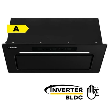 Вытяжка полновстраиваемая WEILOR LUMINA WBG 69 BLACK MATTE SILENCE