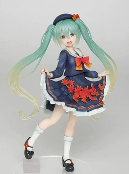 Фигурка Мику Хацунэ Вокалоид Кленовый лист Vocaloid