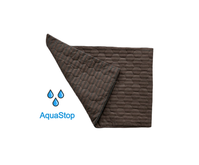 Наволочка с водонепроницаемым чехлом Коричневая AquaStop, размер 50х70 см, ткань микрофибра