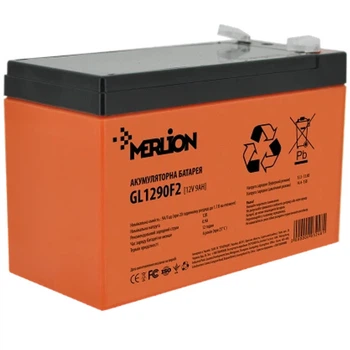 Свинцово-кислотная аккумуляторная батарея MERLION GL1290F2 9А•ч 12В