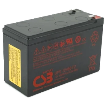 Свинцово-кислотная аккумуляторная батарея CSB UPS12460F2 9А•ч 12В