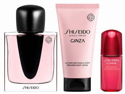 Zestaw damski Shiseido Ginza Woda perfumowana 50 ml + Balsam do ciała 50 ml + Serum do twarzy 10 ml (3423222147686)