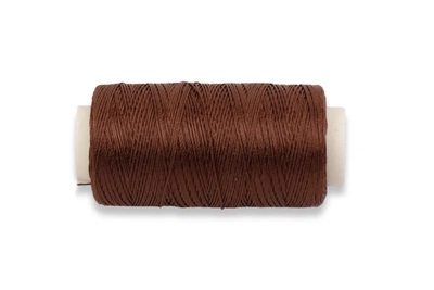 Нитка нейлонова №210/3, коричнева (5782), без покриття, міцна, еластична, для шиття, рукоділля, ремонтних і декоративних проектів