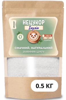 Инулин (1:1) 500г смесь натур. «НЕЦУКОР» - не горчит, для диетического питания, пищеварения и похудения