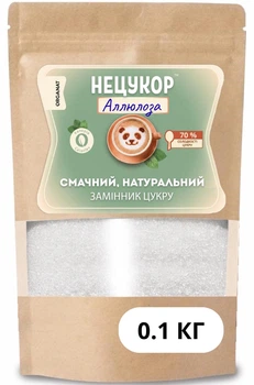 Аллюлоза 100г «НЕЦУКОР» - натуральний цукрозамінник (0 калорій) для випічки, Кето, ЗСЖ та ПХ