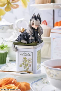 Аніме фігурка 13 см чайна киця, Tea Time Cats British Shorthair, статуетка девочка-котик