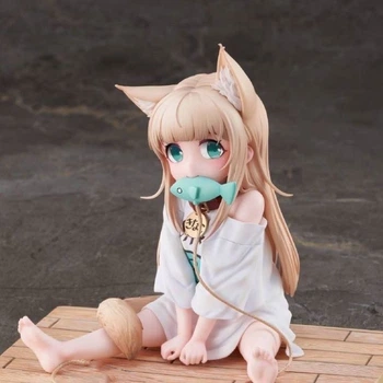 Аніме фігурка 7 см Кінако Осакана дівчинка-котик, Kinako Osakana cat girl