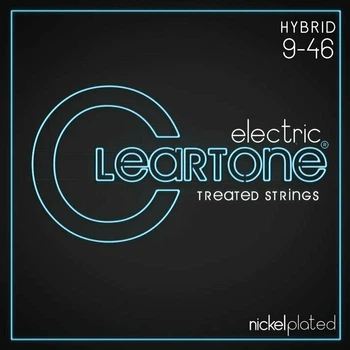 Струни для електрогітари Cleartone Electric Nickel-Plated Hybrid 9-46