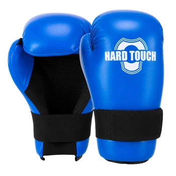 Перчатки для тхэквондо/карате PU HARD TOUCH BO-00132 синий, размер M