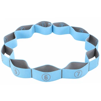 Лента эластичная с петлями для растяжки ленточный эспандер Elastiband SP-Sport FI-8667