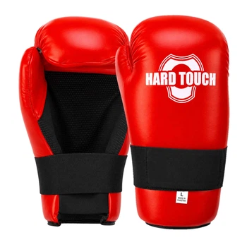 Перчатки для тхэквондо/карате PU HARD TOUCH BO-00132 красный, размер L