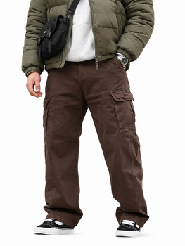 Карго штаны мужские Oversize brawn ВТ5311, джинсовые широкие штаны, весенние 30