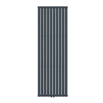 Вертикальный радиатор отопления NAVIN Ellipse Double 600х1800-10(50 мм), anticor, антрацит (02-945133-6018)