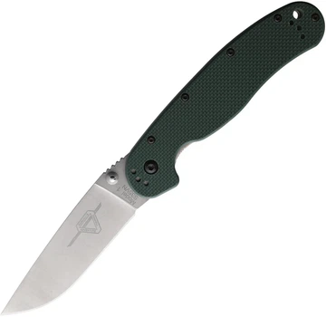 Ніж Ontario Knife RAT I Linerlock Green G10 SW (S35VN)