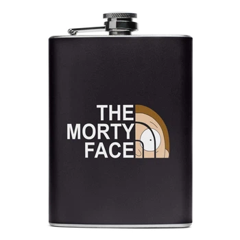 Фляга NU SHO “The Morty Face” нержавеющая сталь 200 мл