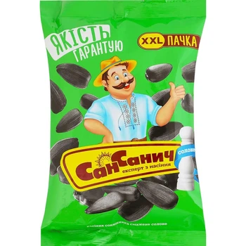 Насіння соняшника Сан Санич смажене солоне 230 г