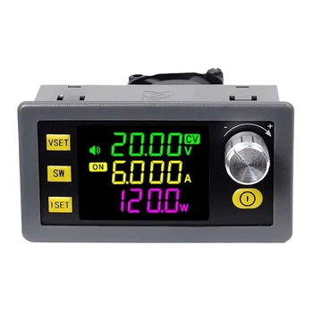 Перетворювач напруги DC-DC XY-SK120 6–36В 6А 120Вт, понижуючий регульований модуль для вбудованого монтажу