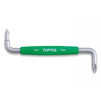 Отвертка Toptul вороток крестовая S-образная PH1xPH2