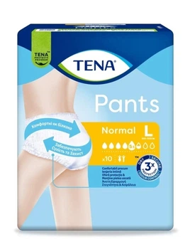 Підгузки трусики для дорослих Tena Pants Normal L 30 шт ( 100-135 см) 5,5крапель