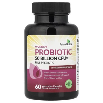 Пробиотики Futurebiotics Women's Probiotic Plus Prebiotic 60 растительных капсул