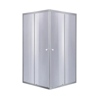 Душова кабіна Lidz Wawel SC90x90.SAT.LOW.GR, скло тоноване 4 мм без піддону, квадратна форма, низький піддон