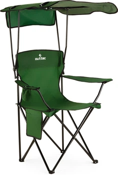 Кресло туристическое раскладное Outtec Sun XXL с крышей зеленый