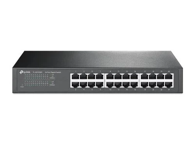 Коммутатор TL-SG1024D, 24x100/1000 Mb/s, неуправляемый, TP-Link (teh0028255)