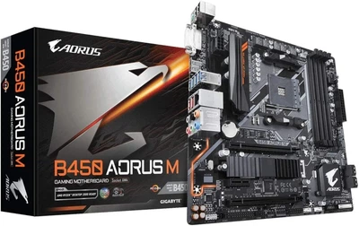 Материнская плата Gigabyte B450 Aorus M (102216639) - Уценка
