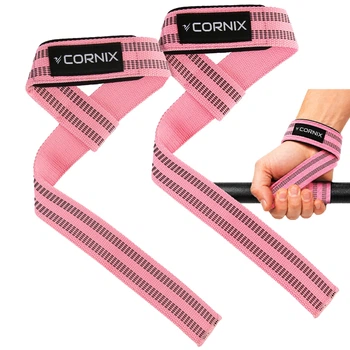 Лямки атлетические для тяги Cornix Lifting Straps XR-0504 Pink