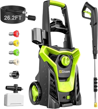 Мийка високого тиску Gisam 2200W 180 бар з шлангом 8 м