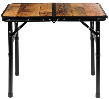 Stół turystyczny Vilde 489398 składany 2w1 60 x 40 x 25,5/51,5 cm Brązowy (5900670121621)