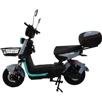 Велосипед с электромотором SPARK BOOST EVO 14" 72V/1200W/20Ah серый с бирюзовым