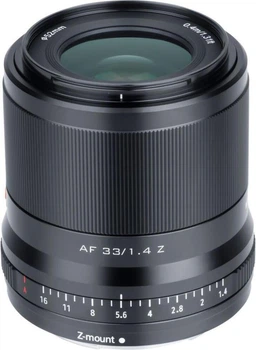 Адаптер автофокусний Viltrox AF 33mm f/1.4 Z Silver