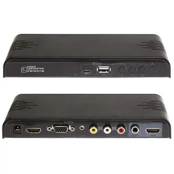 Устройство скаллер-конвертер HDMI коммутатор и USB медиаплеер для комфортного просмотра фильмов дома Lenkeng