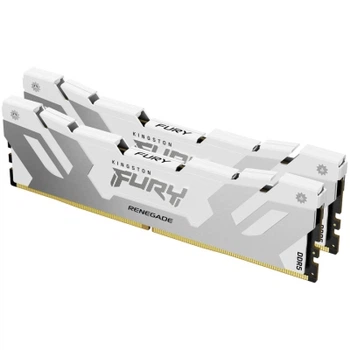Модуль пам'яті для комп'ютера DDR5 32GB (2x16GB) 8000 MHz Renegade White Kingston Fury (ex.HyperX) (