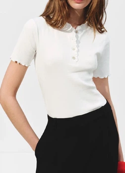 Поло H&M 15141 Білий M (1336)