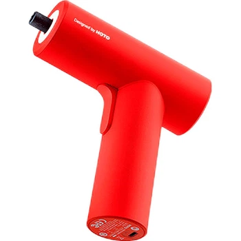Шуруповерт HOTO Electric Screwdriver Gun + 10pcs Bits Red (QWLSD008) [73703]