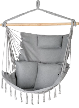 Садова гойдалка Luverno Boho Sois Сіра (L-66502)