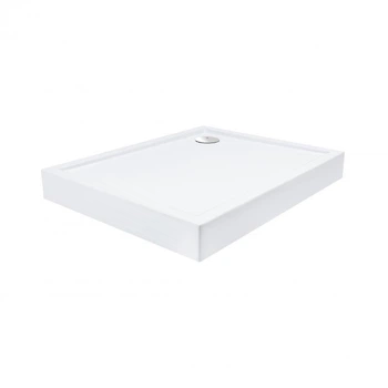 Душевой поддон акриловый прямоугольный Qtap Tern 100x80x12 см + сифон