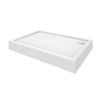 Душевой поддон акриловый прямоугольный Qtap Tern 120x80x12 см + сифон