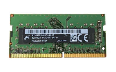 Оперативная память для ноутбука Micron 8GB DDR4 2400MHz SO-DIMM 1Rx8 (MTA8ATF1G64HZ-2G3H1R) код CG-469554729