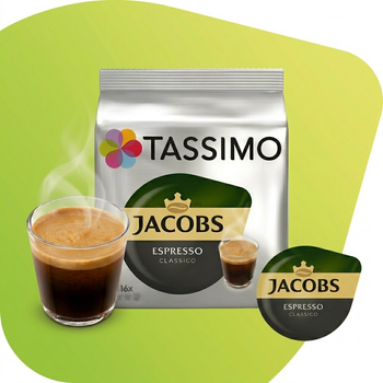 Капсулы Tassimo Espresso тассимо эспрессо 16 шт