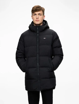 Куртка чоловіча пухова парка Tommy Jeans TJM Essential Down Parka Чорна 2XL