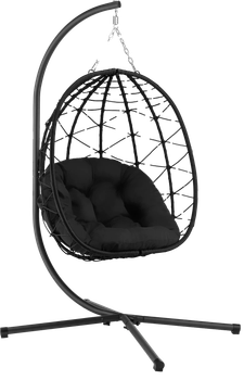 Садова гойдалка Luverno Sole Чорна (O-42765)