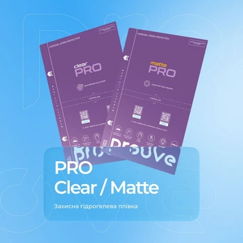 Захисна гідрогелева плівка Proove Hydrogel Screen Protection PRO Clear