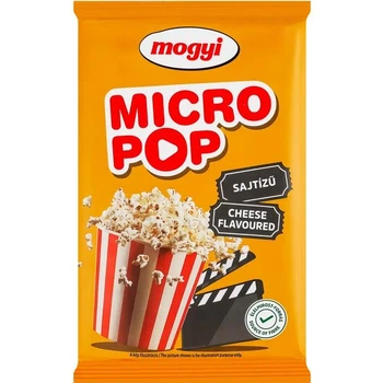 Попкорн Mogyi для мікрохвильової печі зі смаком сиру MicroPop 100 г (5997473544030)