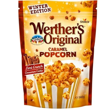 Попкорн карамельний з печивом та корицею Werther's Original Cinnamon Cookie 140 г (4014400934618)